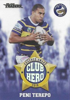 2019 TLA Traders - Club Heroes #CH20 Peni Terepo Front